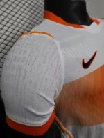 Camisa Seleção Holanda Away Versão Jogador Copa Do Mundo 2026 Branca Nike - Imagem 4