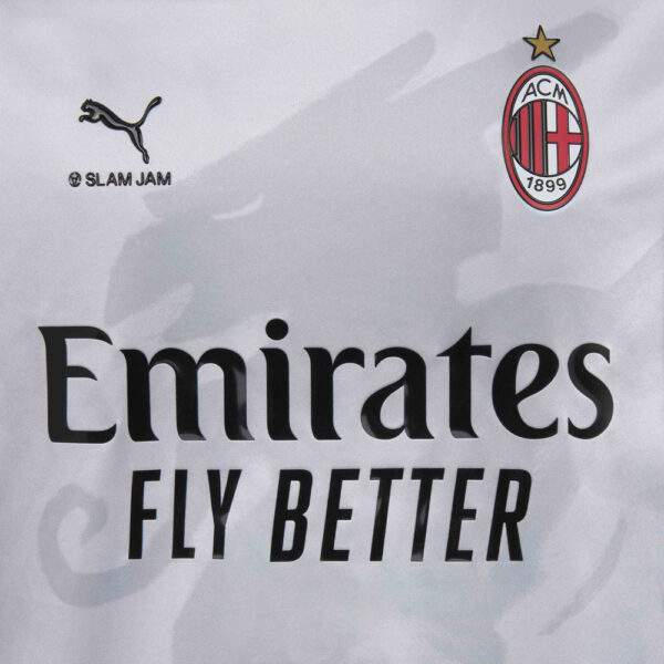 Camisa Milan 4Th Torcedor Manga Longa 2026 Branca Puma Slam Jam - Imagem 2
