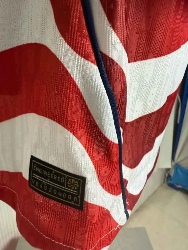 Camisa Seleção Estados Unidos USA Home Versão Jogador Copa Do Mundo 2026 Branca Nike - Imagem 5