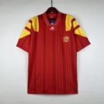 Camisa Retrô Clássica Seleção Espanha Home 1993 Vermelha Adidas