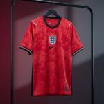 Camisa Seleção Inglaterra Away Versão Torcedor Copa Do Mundo 2026 Vermelha Nike