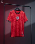 Camisa Seleção Inglaterra Away Versão Jogador Copa Do Mundo 2026 Vermelha Nike - Imagem 4