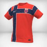 Camisa Seleção Noruega Home Versão Jogador Copa Do Mundo 2026 Vermelha Nike