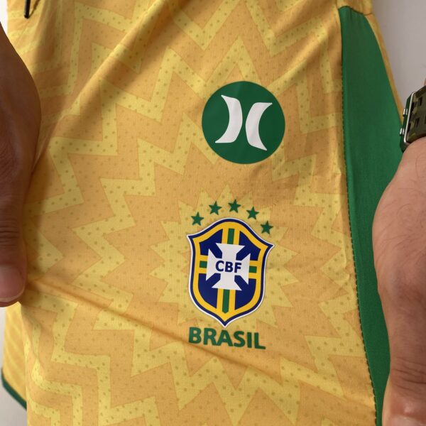 Bermuda Hurley Brasil Amarelo 2026 - Imagem 5