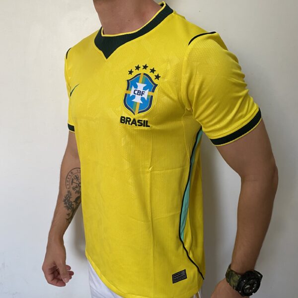 Camisa Brasil Seleção Brasileira Home Torcedor Copa do Mundo 2026 Amarela Nike (NOVA) - Imagem 4