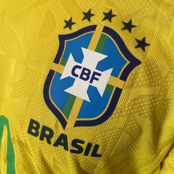 Camisa Brasil Seleção Brasileira Home Jogador Copa do Mundo 2026 Amarela Nike - Imagem 7
