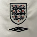 Camisa Retrô Clássica Seleção Inglaterra Home 2004 Branca Umbro - Imagem 3