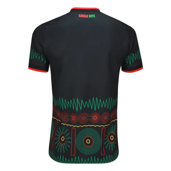 Camisa Jamaica Away 2026 Bob Marley Copa do Mundo Bob Marley Torcedor Preta - Imagem 6