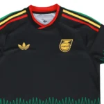 Camisa Jamaica Away 2026 Bob Marley Copa do Mundo Bob Marley Torcedor Preta - Imagem 2