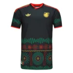 Camisa Jamaica Away 2026 Bob Marley Copa do Mundo Bob Marley Torcedor Preta