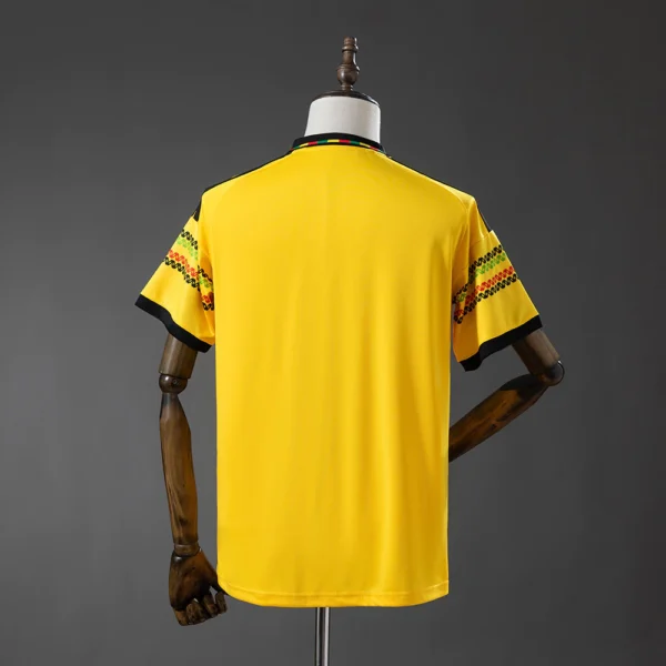 Camisa Jamaica Home Copa do Mundo 2026 Bob Marley Torcedor Amarela Adidas - Imagem 8