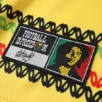 Camisa Jamaica Home 2026 Bob Marley Copa do Mundo Bob Marley Torcedor Amarela - Imagem 5