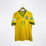 Camisa Retrô Clássica Seleção Brasileira Home- Brasil Amarelo – 2014 Nike - Imagem 6