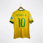 Camisa Retrô Clássica Seleção Brasileira Home- Brasil Amarelo – 2014 Nike - Imagem 7