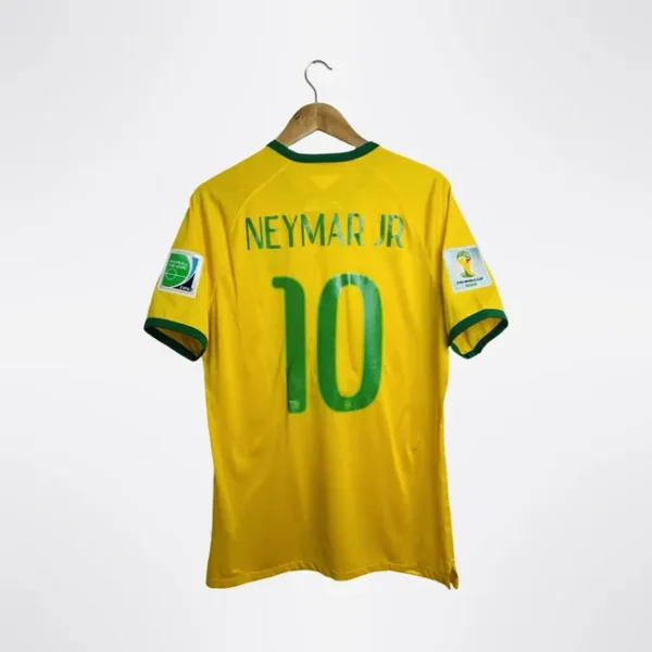 Camisa Retrô Clássica Seleção Brasileira Home- Brasil Amarelo – 2014 Nike - Imagem 7