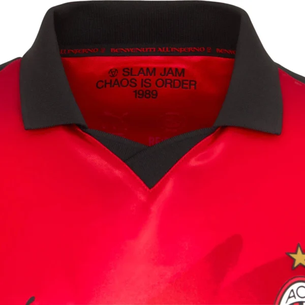 Camisa Milan 4Th Torcedor Manga Longa 2026 Vermelha Puma Slam Jam - Imagem 3