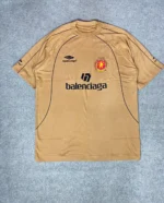 Camisa Balenciaga Oversized Dourada Luxo Soccer