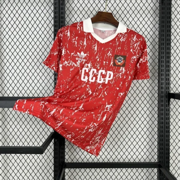 Camisa Retrô Clássica Seleção União Soviética 1990 Adidas - Imagem 2