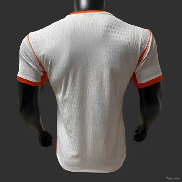 Camisa Seleção Holanda Away Versão Jogador Copa Do Mundo 2026 Branca Nike - Imagem 4