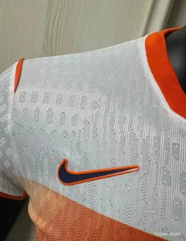 Camisa Seleção Holanda Away Versão Jogador Copa Do Mundo 2026 Branca Nike - Imagem 2