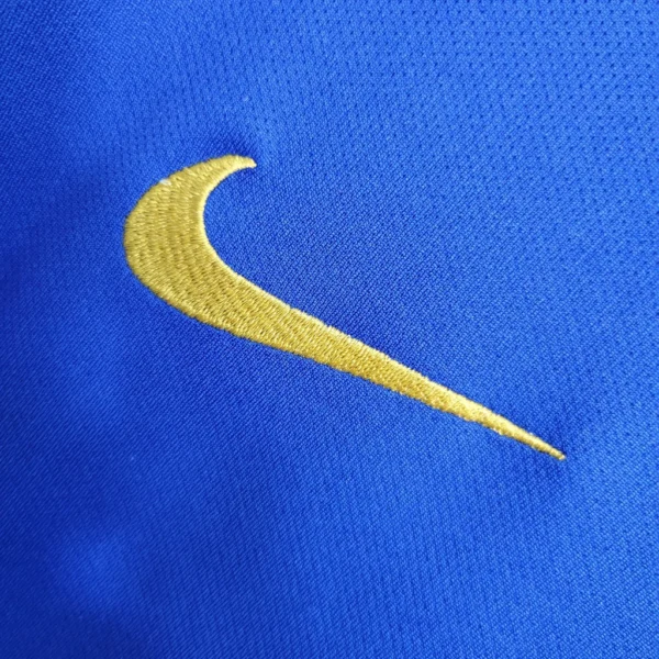 Camisa Retrô Clássica Seleção Itália Home 1996 Nike Azul - Imagem 6