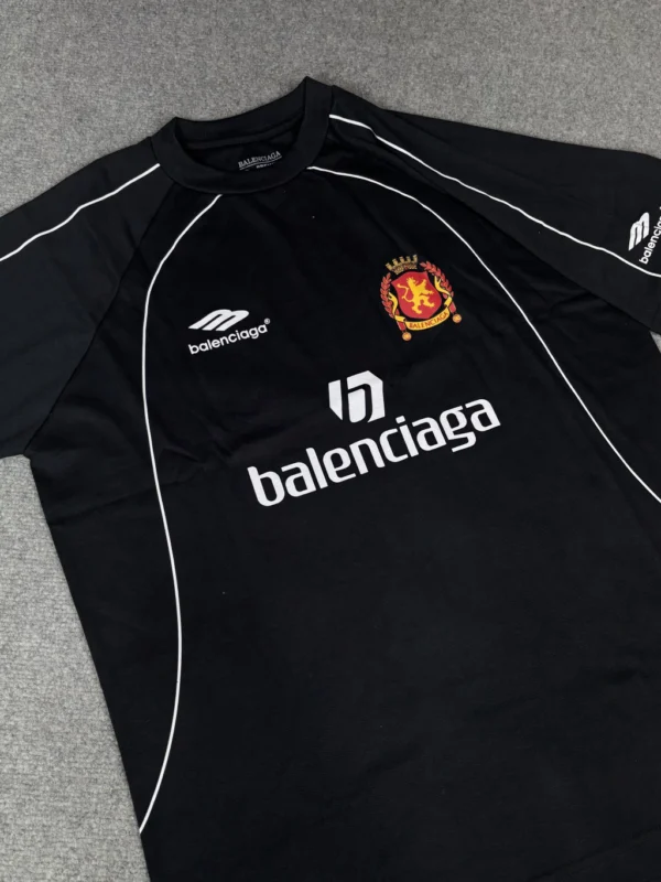 Camisa Balenciaga Oversized Preta Luxo Soccer - Imagem 4