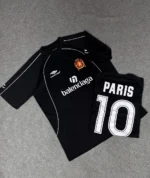 Camisa Balenciaga Oversized Preta Luxo Soccer - Imagem 8