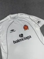 Camisa Balenciaga Oversized Branco Luxo Soccer - Imagem 4