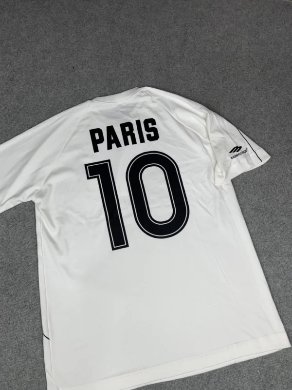 Camisa Balenciaga Oversized Branco Luxo Soccer - Imagem 9