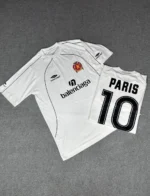 Camisa Balenciaga Oversized Branco Luxo Soccer - Imagem 7