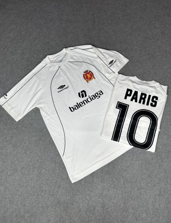 Camisa Balenciaga Oversized Branco Luxo Soccer - Imagem 7
