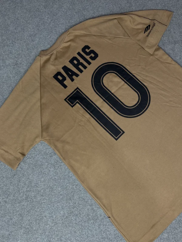 Camisa Balenciaga Oversized Dourada Luxo Soccer - Imagem 5