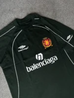 Camisa Balenciaga Oversized Verde Luxo Soccer - Imagem 4