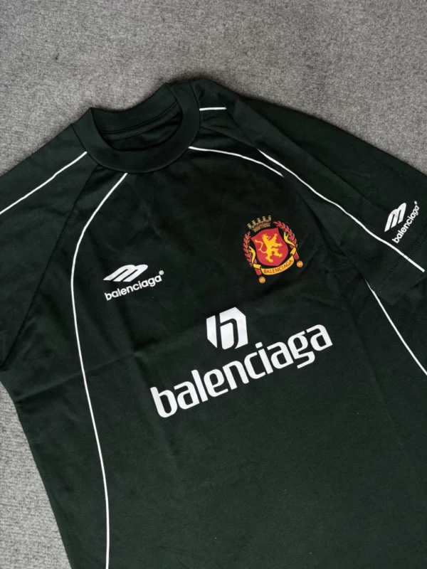 Camisa Balenciaga Oversized Verde Luxo Soccer - Imagem 4