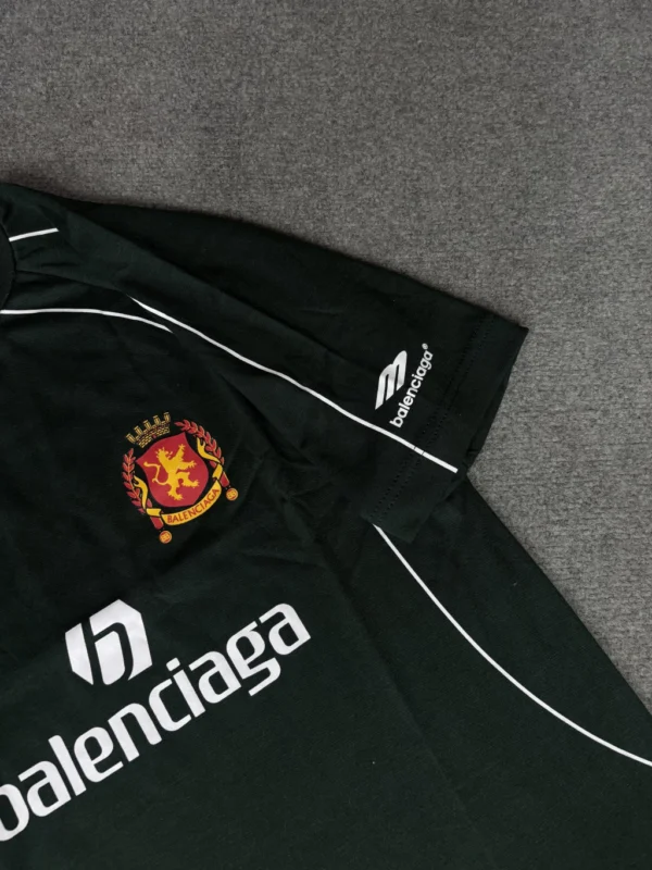 Camisa Balenciaga Oversized Verde Luxo Soccer - Imagem 3