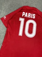 Camisa Balenciaga Oversized Vermelha Luxo Soccer - Imagem 5