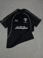 Camisa Balenciaga Lamborghini Oversized Preta Luxo Soccer - Imagem 5