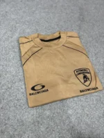 Camisa Balenciaga Lamborghini Oversized Dourada Luxo Soccer - Imagem 3