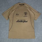 Camisa Balenciaga Lamborghini Oversized Dourada Luxo Soccer