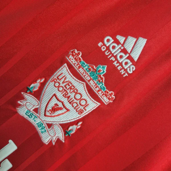 Camisa Retrô Liverpool Home 1993/1995 Vermelha Adidas - Imagem 4