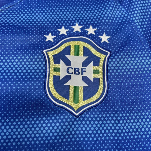 Camisa Retrô Clássica Seleção Brasileira Away - Brasil Azul – 2014 Nike - Imagem 3