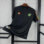 Camisa Jamaica DNA Copa do Mundo 2026 Bob Marley Torcedor Preta Adidas