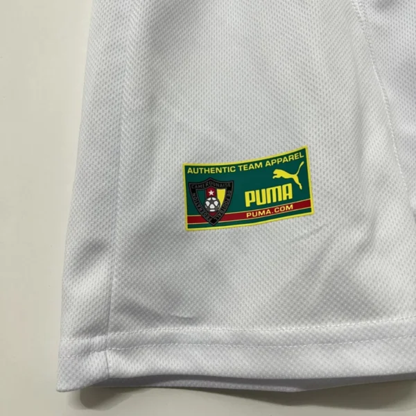 Camisa Regata Retrô Clássica Seleção Camarões Away 2002 Branca Puma - Imagem 4