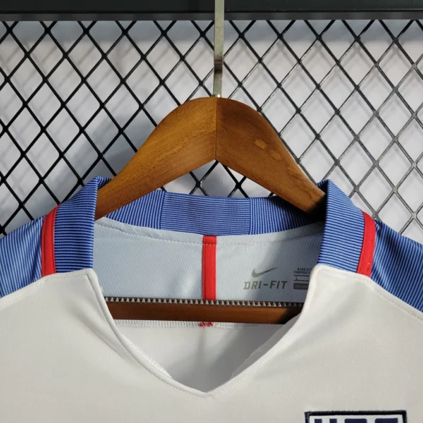 Camisa Retrô Clássica Seleção Estados Unidos USA Home 2016 Branca Nike - Imagem 6