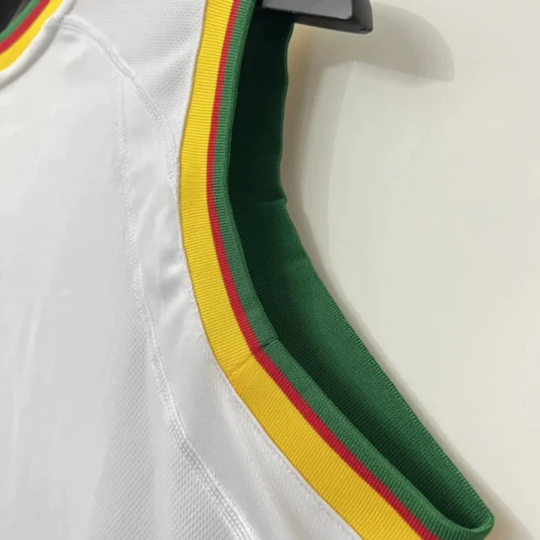 Camisa Regata Retrô Clássica Seleção Camarões Away 2002 Branca Puma - Imagem 6