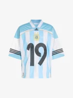 Camisa Bringback Remixed Argentina Oversized Branca Adidas
