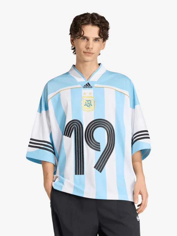 Camisa Bringback Remixed Argentina Oversized Branca Adidas - Imagem 2