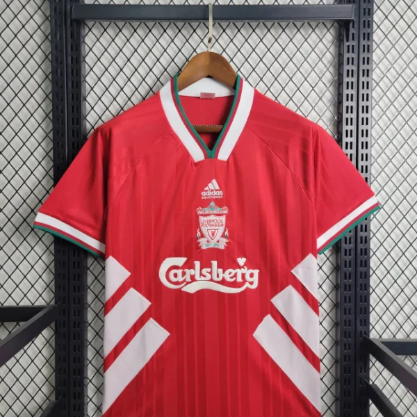 Camisa Retrô Liverpool Home 1993/1995 Vermelha Adidas - Imagem 2