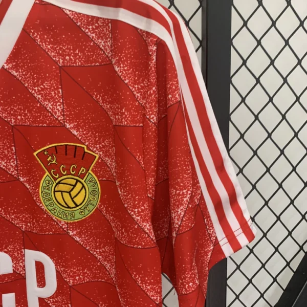 Camisa Retrô Clássica Seleção União Soviética 1988 Adidas - Imagem 3