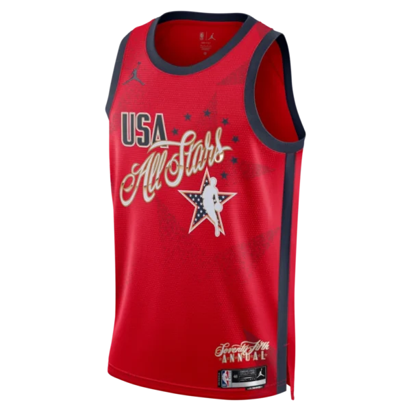 Camisa Regata Basquete NBA All-Star Game 2026 Vermelha - Imagem 3